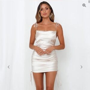Hello Molly champagne dress size S